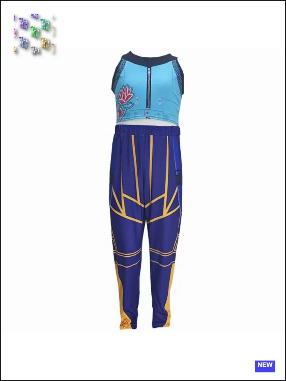 Kids Demon Girls Cosplay Halloween Costume Set with Pants 3-14 Yrs